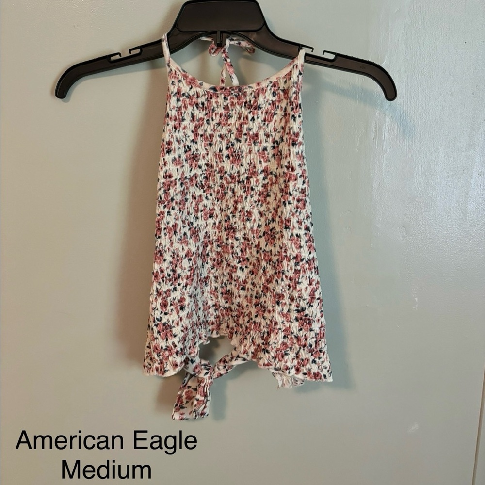 American Eagle Floral Tank Top